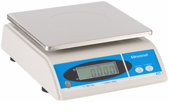Brecknell 405-15, LCD Electronic Compact Portion Control Scale, 30 lb x 0.005 lb