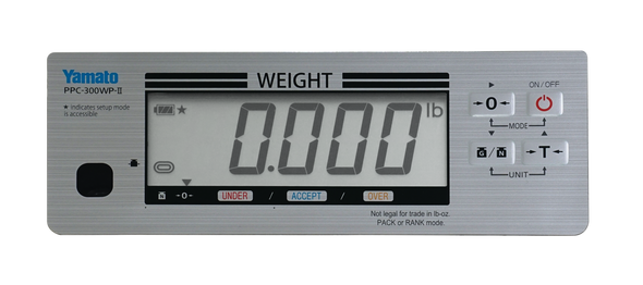 Yamato PPC-300WP-II-22, Upgraded PPC Series Washdown Portion Control Scale, 22lb x 0.01lb, NTEP