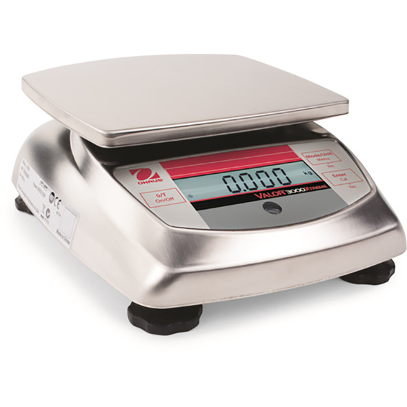 Ohaus, V31XW301, Stainless Steel Compact Bench Scale, 300 g x 0.1 g
