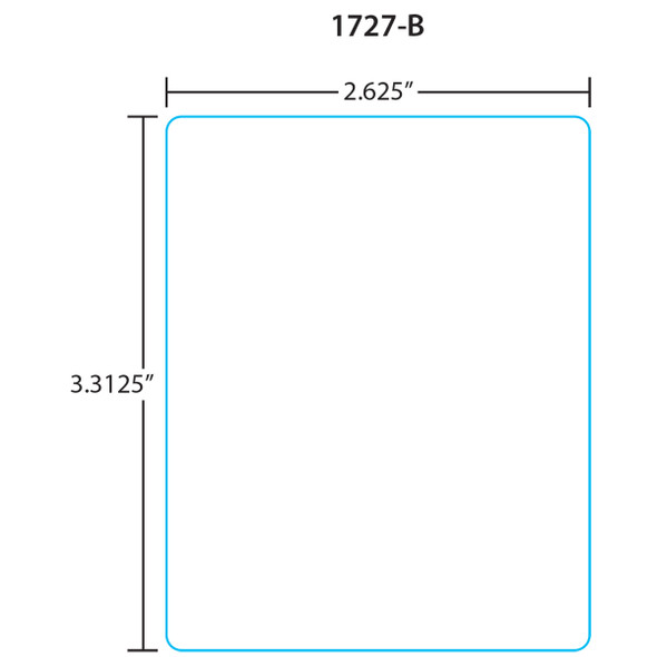 Toledo Printer Labels 1727-B for 325/8460/UCST et 3.3, Blank, 30 Rolls, 375 Labels per Roll Toledo Printer Labels 1727-B for 325/8460/UCST et 3.3, Blank, 30 Rolls, 375 Labels per Roll