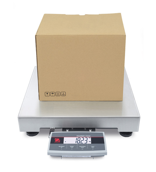 Ohaus i-C71M125X Courier 7000 Shipping Scale, 250 lb x 0.05 lb, 24 in x 24 in