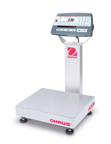 Ohaus D52P25RTR1, Column Mount Bench Scale w/ TD52P Display, 50lb x 0.01lb NTEP