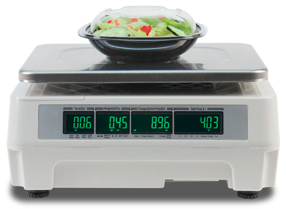 Detecto, DL1060, Deli Scale with Integral Printer, 60 lb x 0.02 lb, NTEP