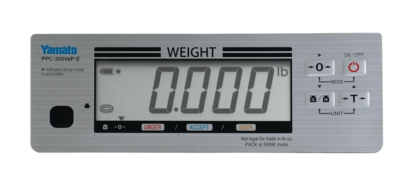 Yamato PPC-300WP-II-4.4, Upgraded PPC Series Washdown Portion Control Scale, 4.4lb x 0.002lb, NTEP