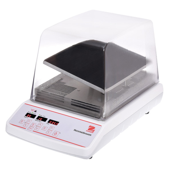 Ohaus 30391980 ISRK04HDG Aluminum Laboratory Incubating Rocking Shaker for Incubating Samples, 1 - 50 rpm 10 lb Capacity