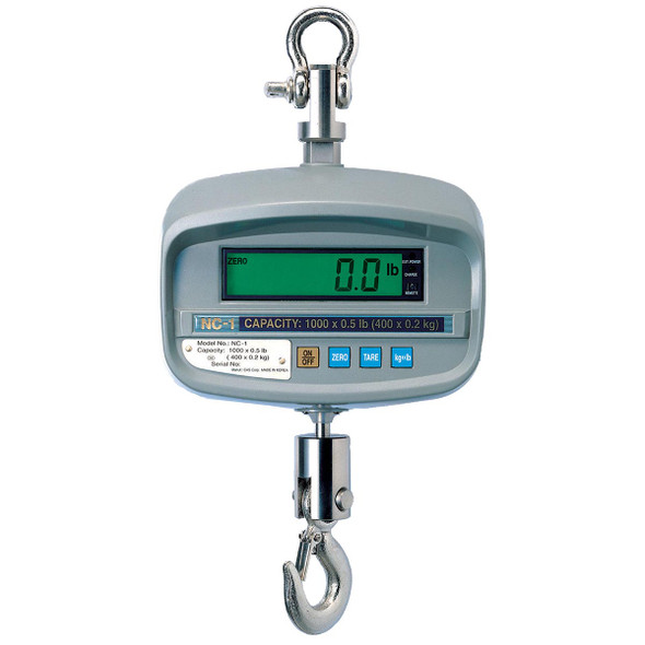 CAS NC1-250, Crane Scale, 250 lb x 0.1 lb, NTEP