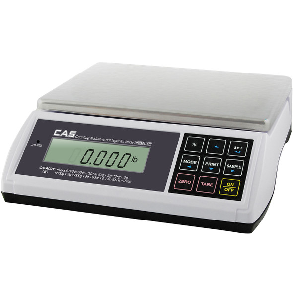 CAS ED-30, Dual Range Multifunction Scale, 15/30 lb x 0.005/0.01 lb, NTEP
