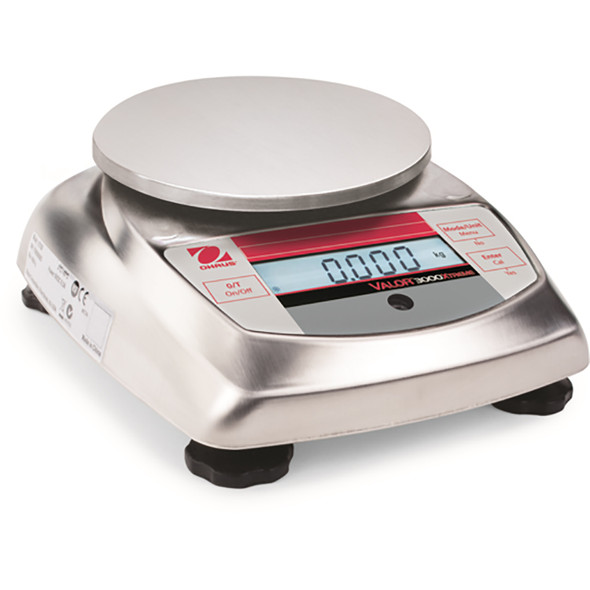 Ohaus, V31XH402, Stainless Steel Compact Bench Scale, 0.88 lb x 0.00005 lb