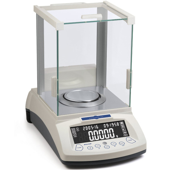 Velab VE-210 Analytical Balance 220 g x 0.0001 g External Calibration, RS232 USB