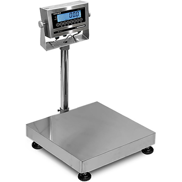 Velab VE-WD30 Washdown Bench Scale 65 lb x 0.01 lb, Stainless Steel, RS232