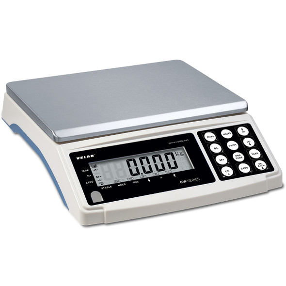Velab VE-CW30S Checkweighing Scale 60 lb x 0.002 lb, RS232, Stainless Steel Pan