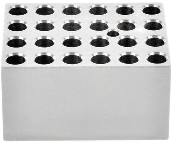 Ohaus 10 mm Test Tube Module Block with 24 Wells (2 Pack) Ohaus 10 mm Test Tube Module Block with 24 Wells (2 Pack)