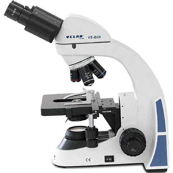 Velab VE-B50 Biological Binocular Microscope, Plan Achromatic Objectives