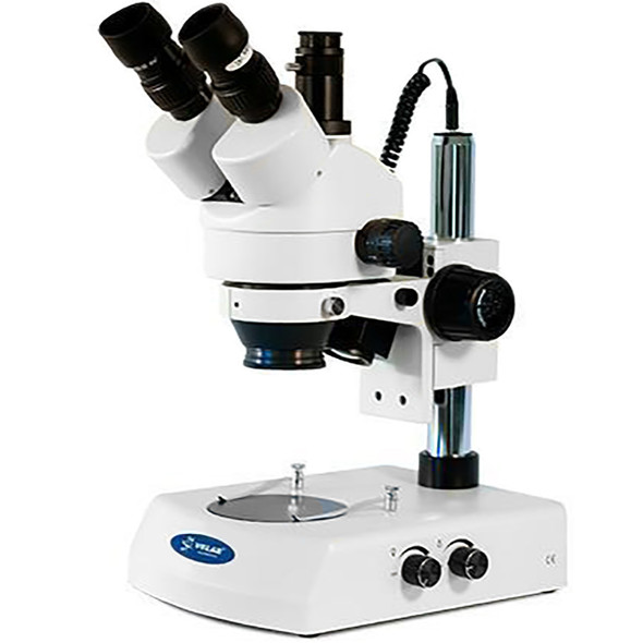 Velab VE-S5 Intermediate Trinocular Stereoscopic Microscope, Zoom System, 0.7X - 4.5X