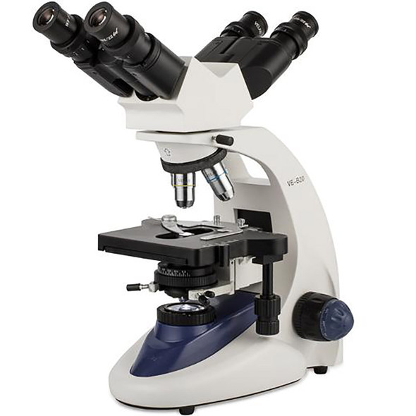 Velab VE-B20 Binocular Microscope with Double Head, Advanced Optics, LED Lighting and Quadruple Nose Piece