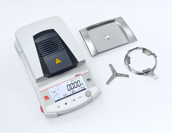 Ohaus MB62 Carbon Fiber Heat Element Moisture Analyzer, 90g x 1mg Moisture 0.01%
