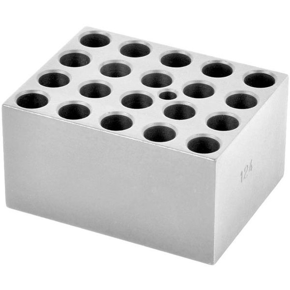 OHAUS 30400182 Module Block for 12mm Vials | Anodized Aluminum for Superior Heat Transfer
