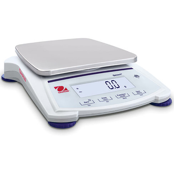 OHAUS SJX6201NE Carat and Gold Portable Balance, 6200g Capacity, 0.1g Readability, 1g Cert Read, Used - Good