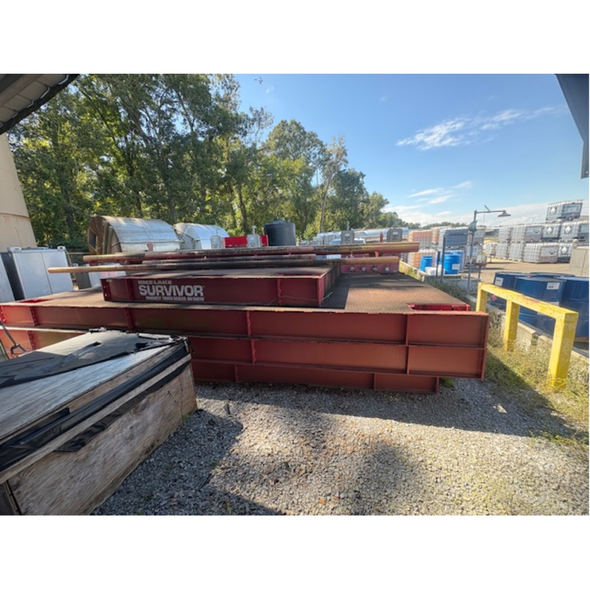 Rice Lake 70x11 OTR Survivor Steel Deck Truck Scale - Louisiana, Used Rice Lake 70x11 OTR Survivor Steel Deck Truck Scale - Louisiana, Used