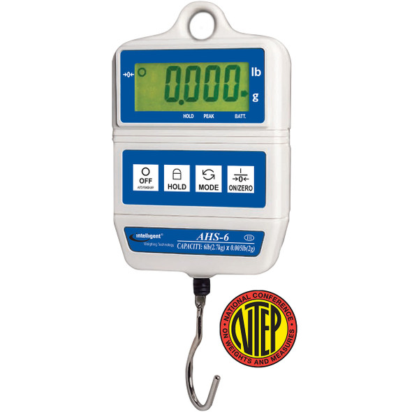 Intelligent AHS-15, Digital Hanging Scale, 15 lb x 0.01 lb, NTEP