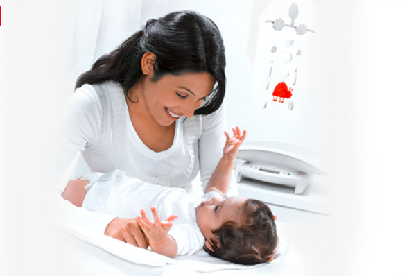SECA 354 2-in-1 Mobile Baby Scale and Flat Scale for Toddlers,