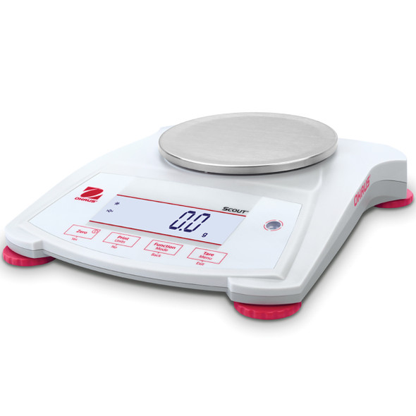 Ohaus SPX222 - Portable Scale 220g x 0.01g Backlit LCD, New - Open Box