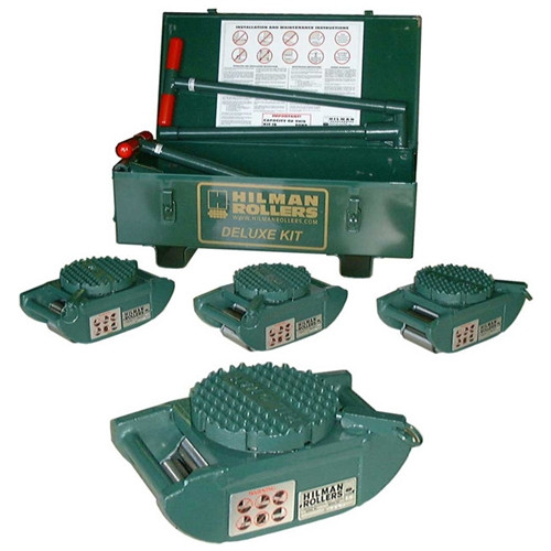 Hilman Rollers, KBSD-12S, Swivel Diamond Top and Steel Wheel Bull Dolly Kit, 12 Ton Capacity