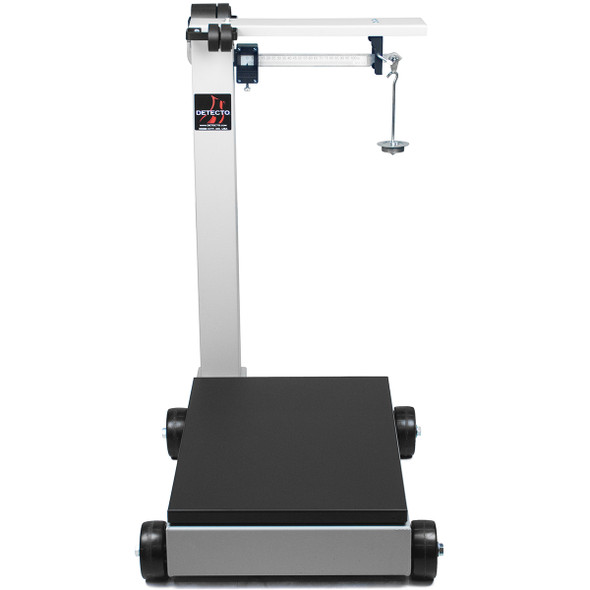 Detecto 854F100P Portable Mechanical Weighbeam Scale 1k lb Capacity, 100 lb x 1/2 lb Beam