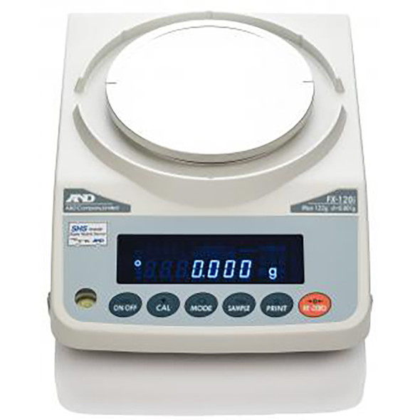 A&D FX-3000iWP Waterproof Precision Balance | 3200g x 0.01g Lab Scale | IP65 Dust & Water Resistant, High-Accuracy Digital Scale, Non-NTEP