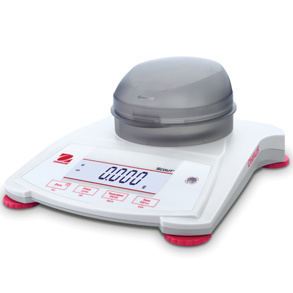 Ohaus SPX123 Electronic Analytical Balance with Draft Shield – 120 g × 0.001 g, New - Open Box