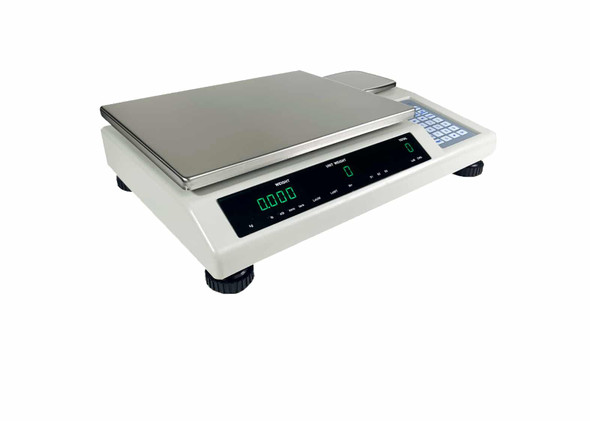 LW Measurements DCT 50, Tree 50 lb. / 2 lb. Dual Counting Scale w/LED Display, 13.6" x 10.1" / 4.48" x 4.48" Platform