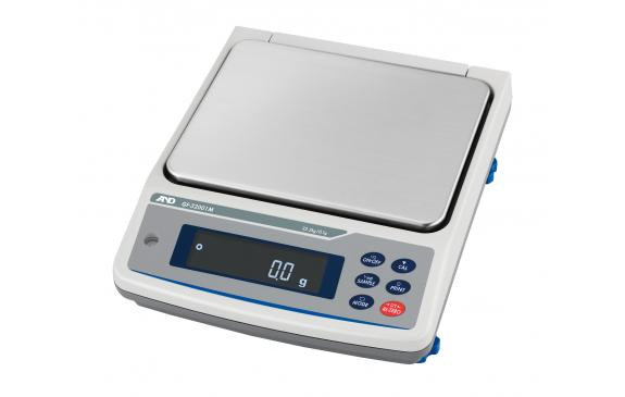 A&D GF-32001MD Dual Range Precision Balance, 6.2/32.2 kg Capacity, 0.1/1 g Readability, External Calibration Laboratory Scale
