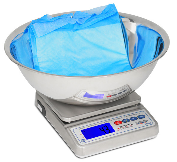 Cardinal Scales WPS12UT Underpad/Wet Diaper Scale, Mariner Waterproof IP67, 12-lb capacity, Underpad Bowl, NEW