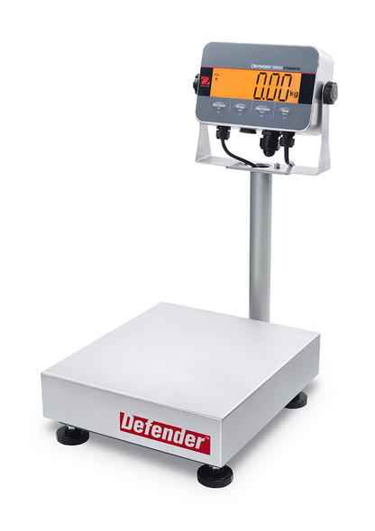 OHAUS Defender™ 3000 Hybrid - i-D33 Bench Scale D33XW30B1R1 60lb x 0.02lb (0.01lb), NTEP 30685178