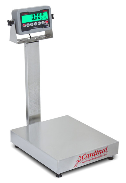 Cardinal Scales EB-15-185B Bench Scale, Electronic, 12" x 10", 15 Lb Capacity, Stainless Steel, 185B Indicator, NEW