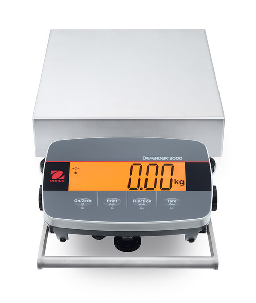 OHAUS Defender™ 3000 - i-D33 Bench Scale D33P15B1R5 30lb x 0.01lb (0.005lb), NTEP 30685203