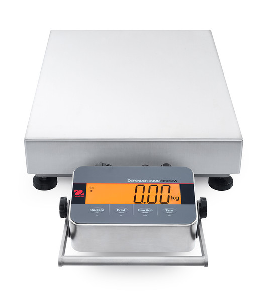 OHAUS Defender™ 3000 Washdown - i-D33 Bench Scale D33XW150C1L5 300lb x 0.1lb (0.05lb), NTEP 30685217