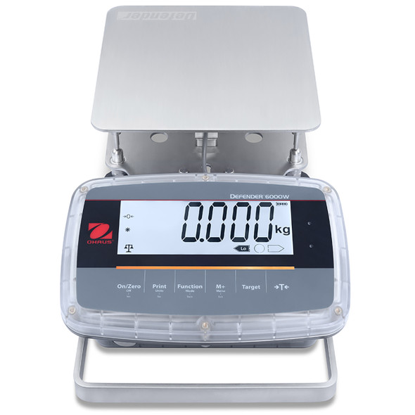 Ohaus 30575568 Defender 6000 i-D61PW5K1S5, 10lb x 0.001lb, Stainless Steel, NTEP, NSF