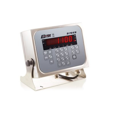 B-TEK Clydesdale Industrial Floor Scale w/ D70ES Indicator, 5,000 lb x 1 lb NTEP