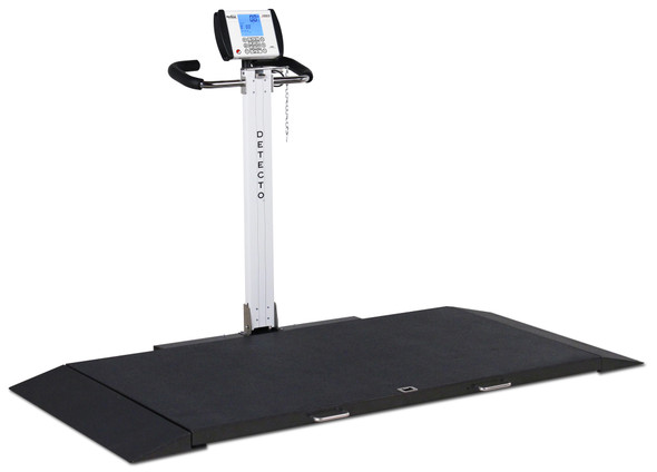 Detecto 8550-C Portable Stretcher Scale 1,000 lb x 0.2 lb, with Column, Wifi