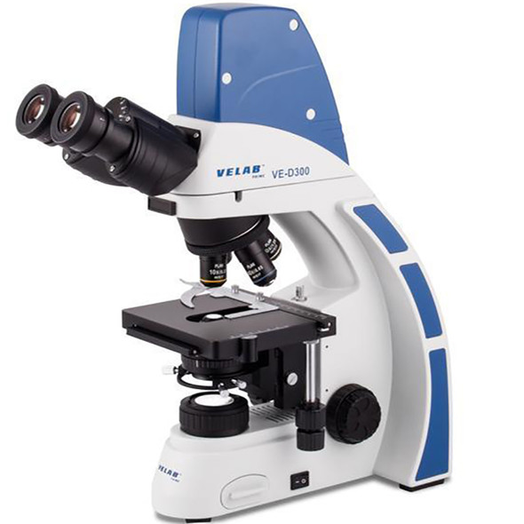 Velab VE-D300 Digital Biological Binocular Microscope, Plan Achromatic Objectives