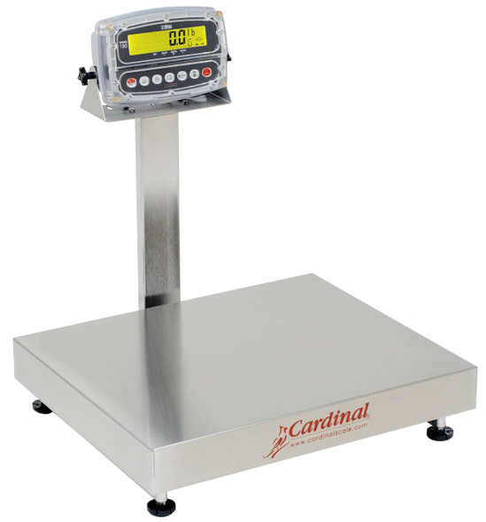 Cardinal EB-300-190, Stainless Steel Washdown Bench Scale, 300 lb x 0.1 lb, NTEP
