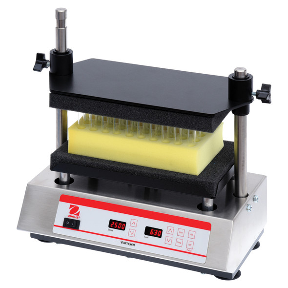 Ohaus 30392171 VXMTDG Multi-Tube Vortex Mixer 500-2500rpm 10 lb Capacity Orbit 0.14 in