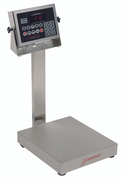 Cardinal EB-150-210, Stainless Steel Bench Scale & Indicator 150lb x 0.05lb NTEP