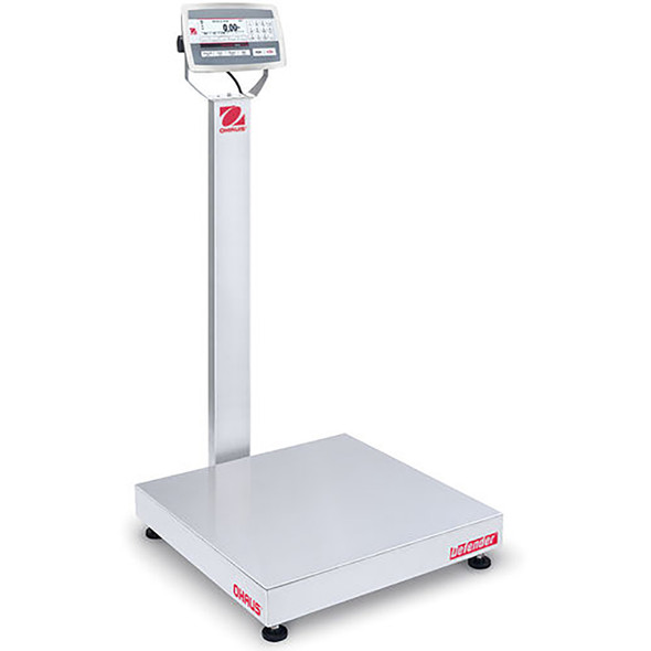 Ohaus D52XW500RQV3, Washdown Bench Scale w/ Column, 1,000 lb x 0.2 lb, NTEP