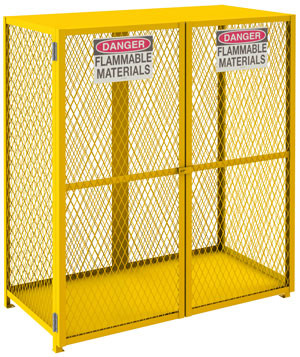 Durham EGCVC18-SC-50, Vertical Gas Cylinder Cabinet w/ Self-Closing Doors