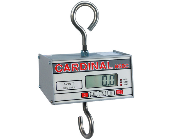 Cardinal, HSDC-40KG, Electronic Hanging Scale, 40 kg x 0.02 kg, NTEP