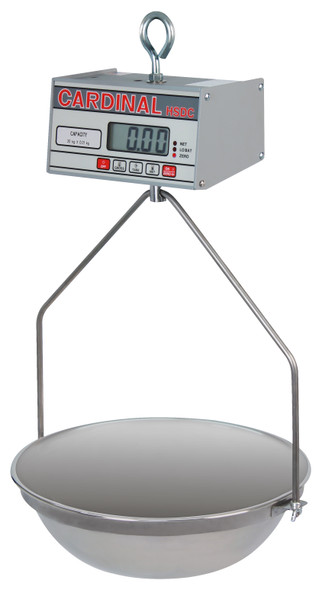 Cardinal, HSDC-40KG, Electronic Hanging Scale, 40 kg x 0.02 kg, NTEP