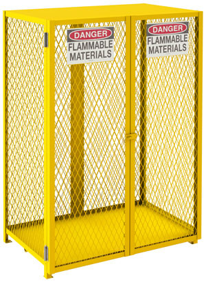 Durham EGCVC12-SC-50, Vertical Gas Cylinder Cabinet w/ Self-Closing Doors