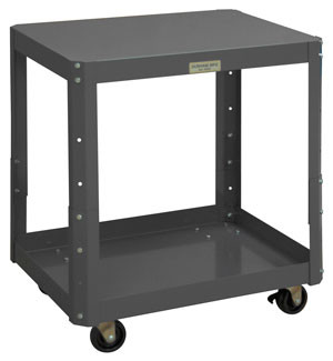 Durham MTMA243628-1K95, Adjustable Mobile Machine Table, 24" x 36" x 21/27"
